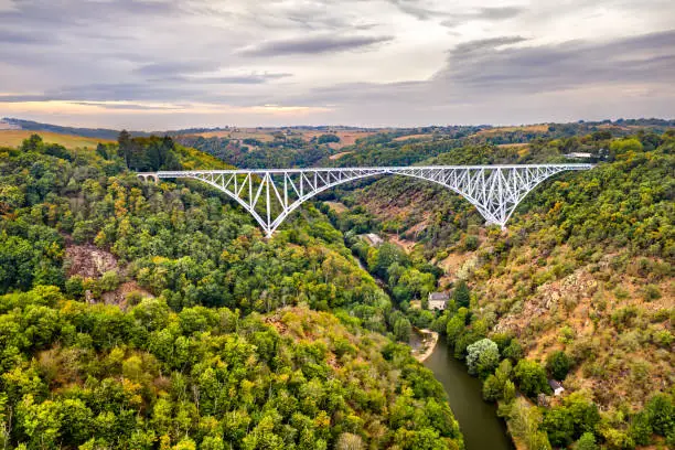 Photo of The Viaur Viaduct, a railway bridge in Aveyron, France