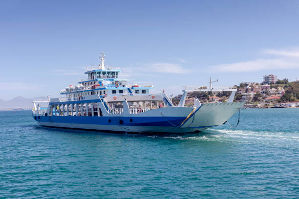 istock The floating in the sea passenger ferry 1391062784