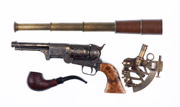 istock sextant, spyglass and nautical accessories 1391063238