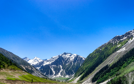 Alpine mountain view Sonamarg Jammu and Kashmir