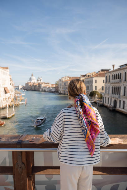 istock Woman traveling in Venice 1391067824
