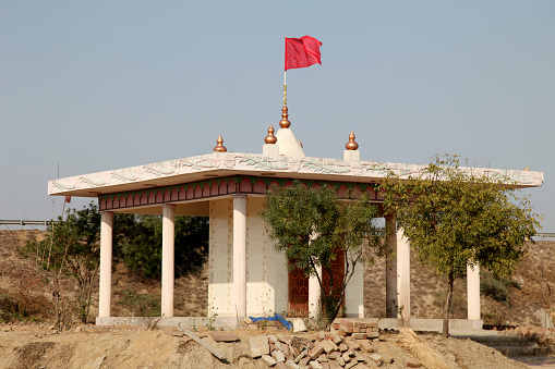 Hindu temple in rural India.