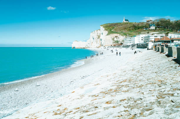 istock Etretat beach, Normandy, France 1391078651