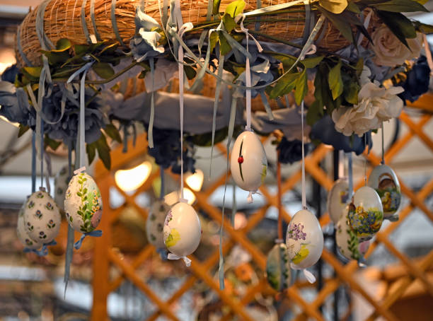 Easter eggs market in Vienna Austria