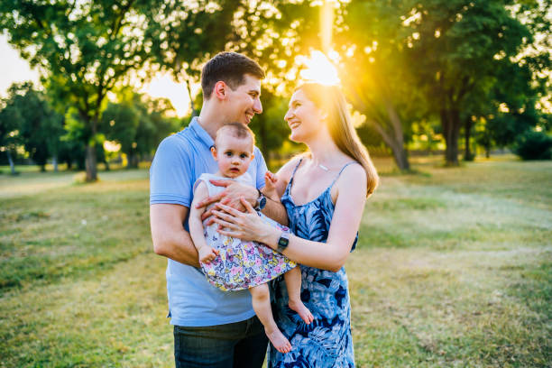 istock Young family outdoors 1391080165