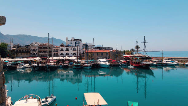 istock Old harbour in Kyrenia, North Cyprus 1391080311