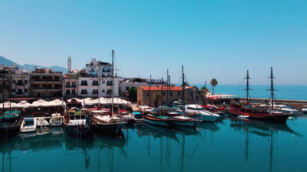 istock Old harbour in Kyrenia, North Cyprus 1391080440