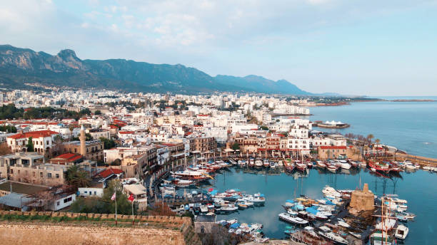 istock Old harbour in Kyrenia, North Cyprus 1391082476