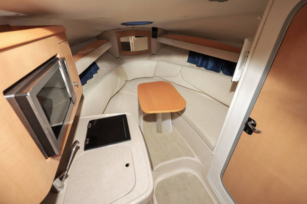 istock Cook room interior inside private yacht 1391085475