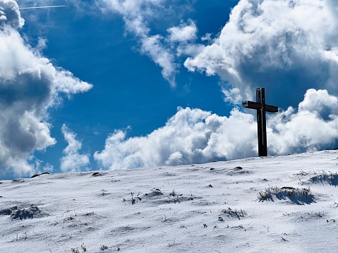 Summit cross, Belchen, Black forest