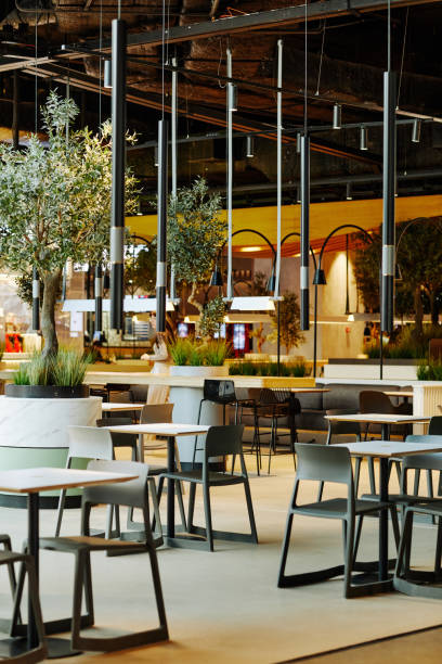 istock Green Food Court Interior 1391101026