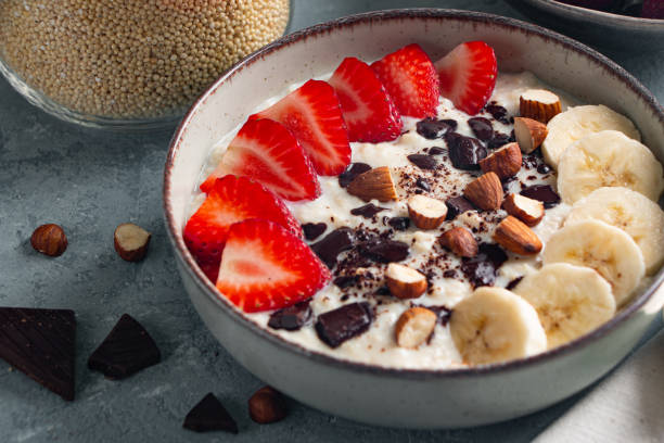 istock Delicious millet porridge for breakfast 1391102327