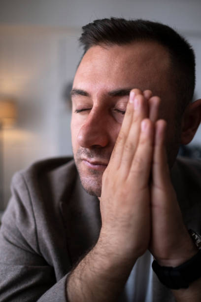 istock Sad frustrated millennial man suffering from stress 1391104529