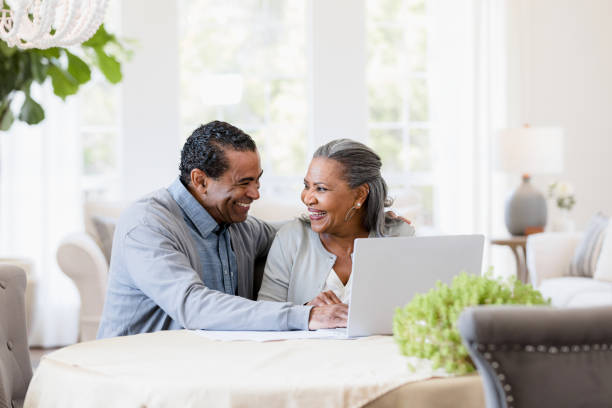 istock Senior couple admiring one another 1391106158