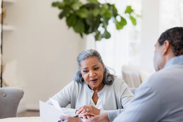 istock Wife listens intently to her husband 1391106159