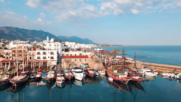 istock Old harbour in Kyrenia, North Cyprus 1391107463