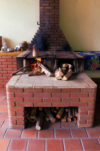 istock Wood burning stove 1391108567