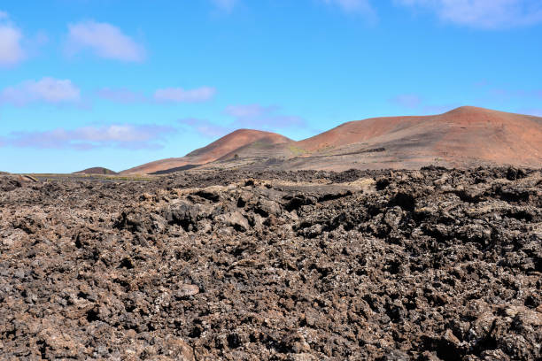 istock Volcanic landscapes on Timanfaya. 1391117923