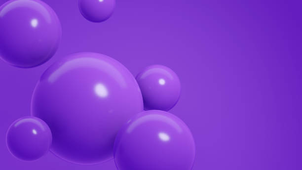 Abstract geometric background in lavender colour