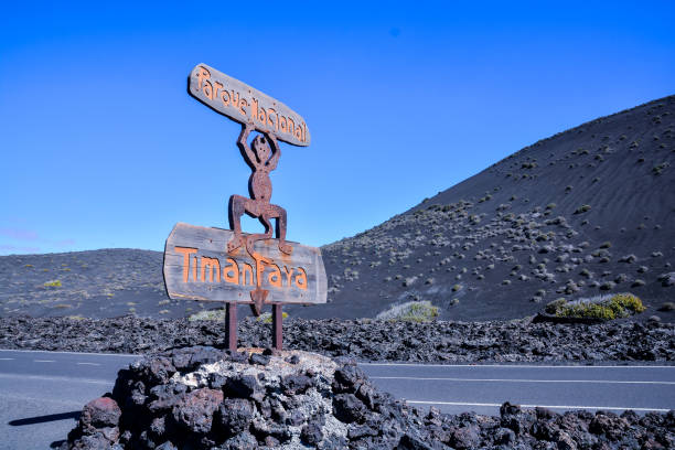 istock Volcanic landscapes on Timanfaya. 1391118286