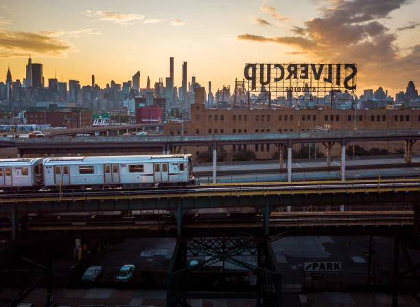 NYC Uptown Elevated Train