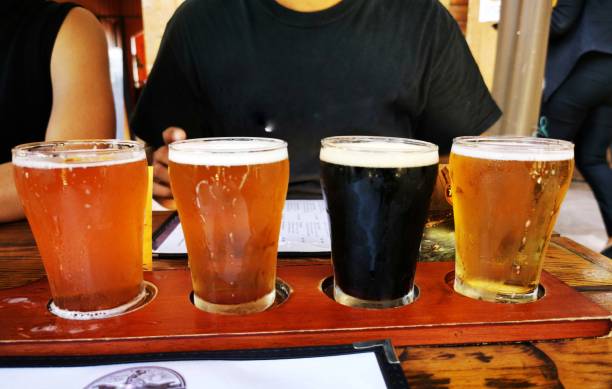 istock Four Glasses of Beer Samples 1391127259