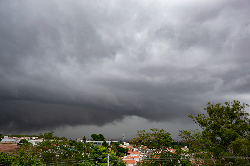 Storm clouds over Jundiaí, Sao Paulo State, Brazil