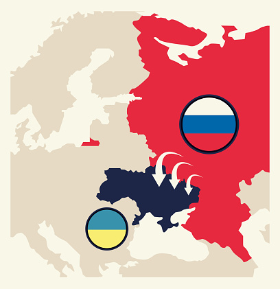 istock Ukraine war geography maps 1391140316