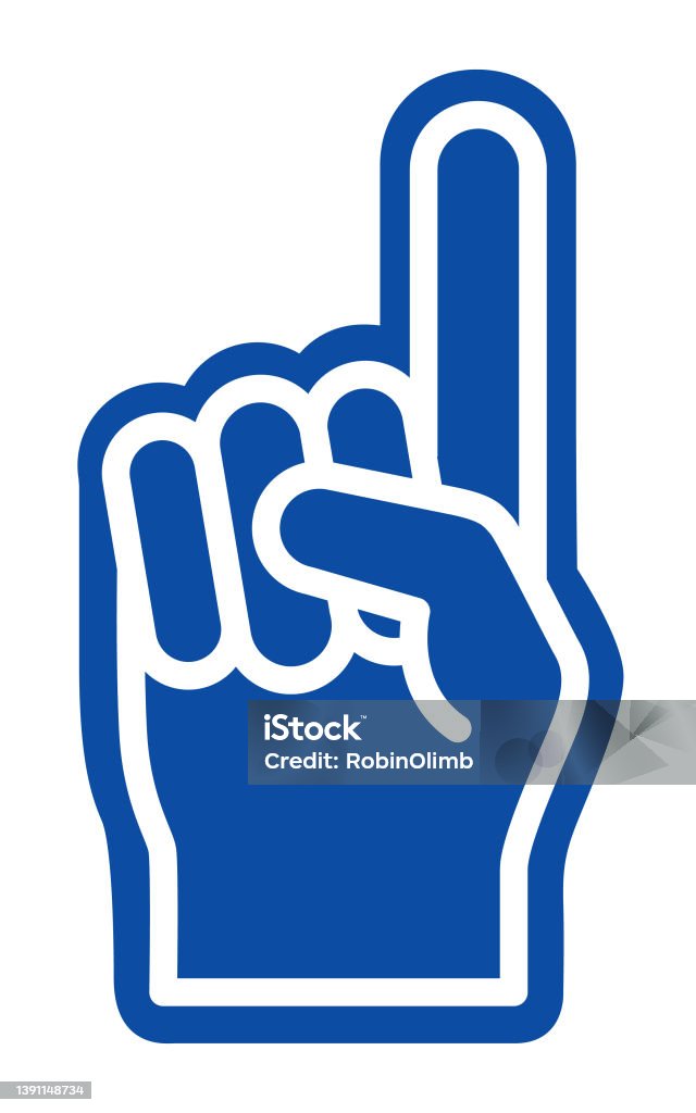 Number 1 Hands Stock Illustration - Download Image Now - Number One Finger  Sign, Finger, Teamwork - iStock