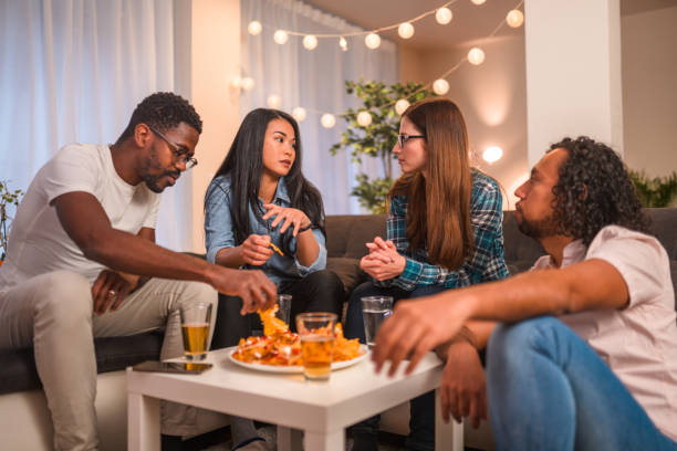 istock Diverse Friends Casually Hanging Out 1391166933
