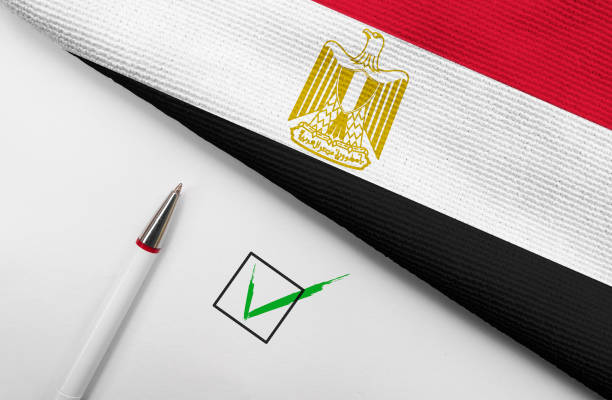 istock Flag of Egypt and check mark 1391173820