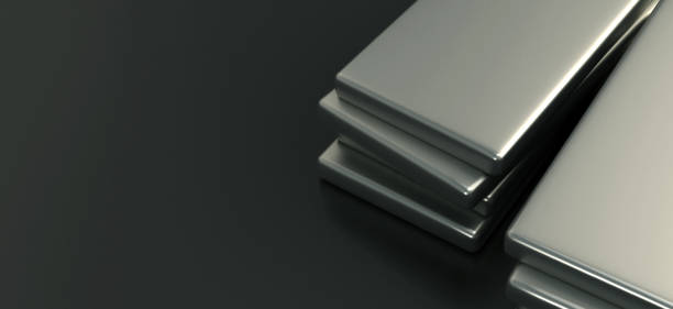 istock a pile of metal against a dark background 3d render. 1391179572