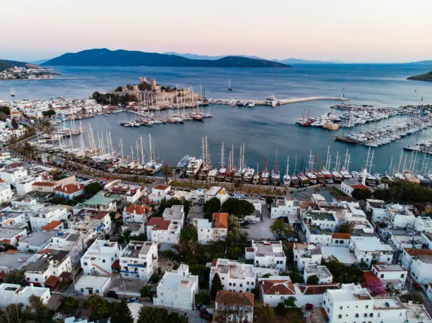 Photo of Aerial View of Bodrum at Afternoon