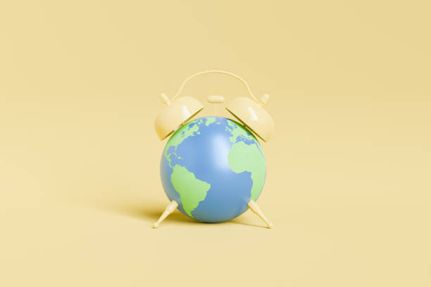 istock Alarm clock in shape of Earth 1391198612
