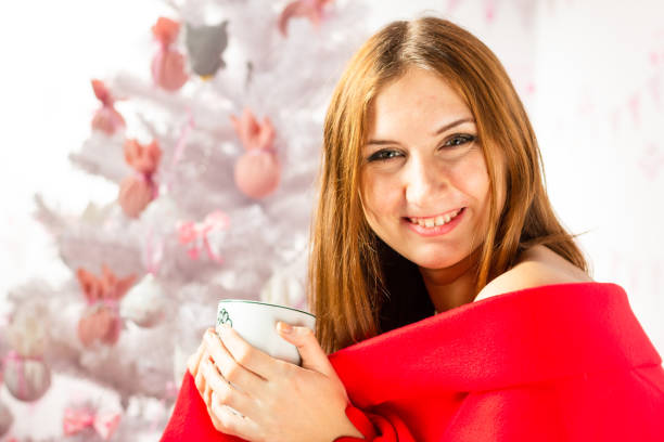 Attractive Christmas girl.