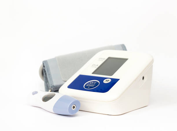 istock tonometer and thermometer on a white background 1391204451