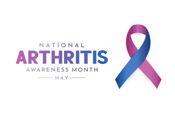 national arthritis awareness month, mai. vektor - arthritis stock-grafiken, -clipart, -cartoons und -symbole