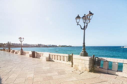 Otranto is an Italian port city located in the south of Puglia. A popular destination especially during the evening hours when you can stroll along the promenade or dine in a fine italian restaurant.