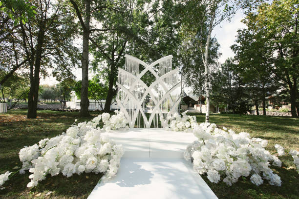 istock A beautiful arch for an outdoor wedding ceremony 1391214798