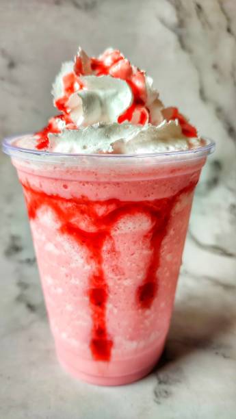 istock Coffee Frappe  Strawberry 1391215231