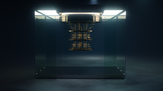 quantum computer in a housing