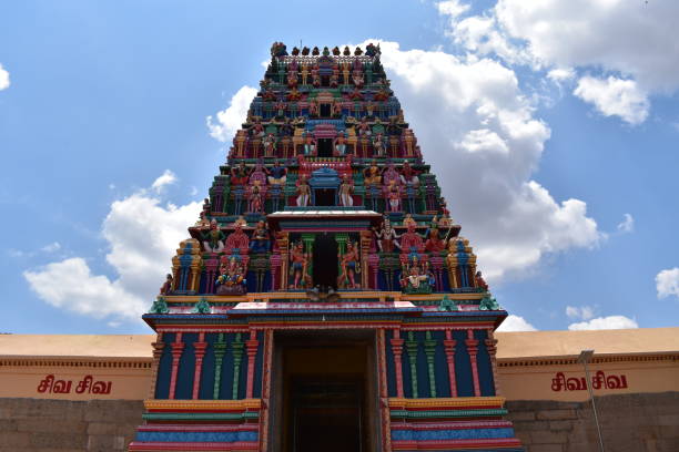 istock Colourful temples of South India 1391220485