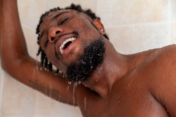 istock African men taking a shower 1391220503