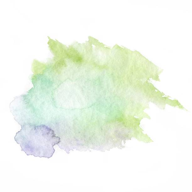 istock Pastel paint splash watercolor background for festive design 1391221855