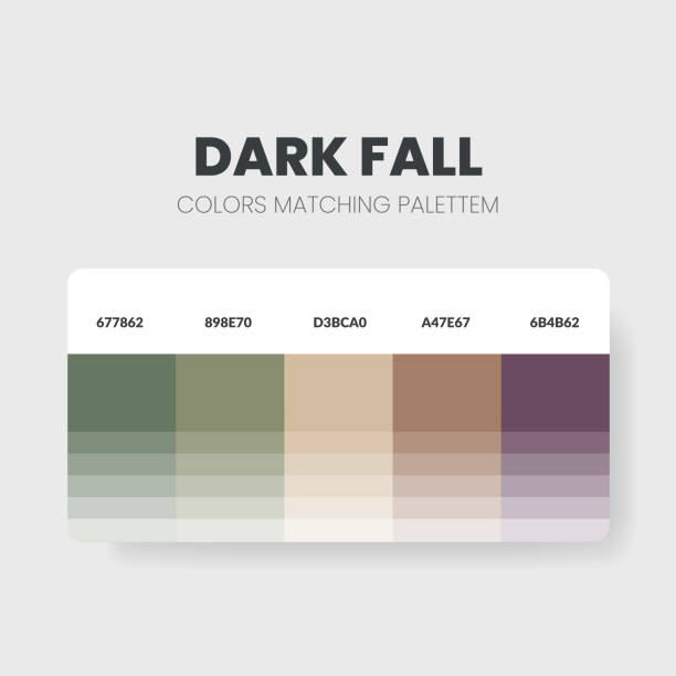 istock color palette or color schemes are trends combinations and palette guides. Example of table color shades in RGB and HEX. A color swatch for lovers of wedding fashion, home, interior design 1391223555