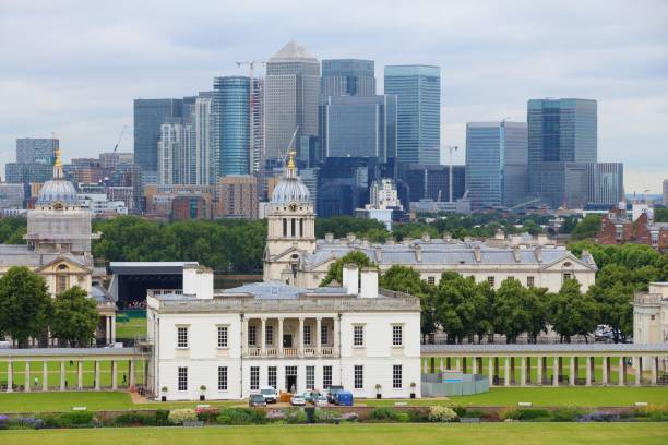 istock Greenwich and Canary Wharf 1391226635