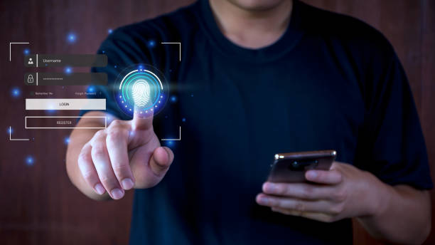 istock Cyber security concept, fingerprint login, fingerprint scan user to verify identity, identity security and encryption,secure access to personal information.Access the Internet Safely, Cyber ​​Security 1391230185