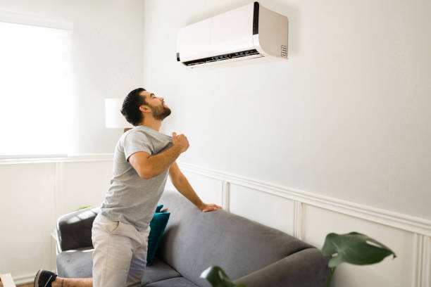 istock Feeling relieved at home during a hot day 1391233578