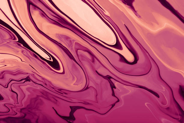 istock Abstract monochrome background from the liquid nail lacquer.Make up concept.Creative stains of liquid nail laquers.Fluid art,pour painting technique.Vertical photography with copy space. 1391239494