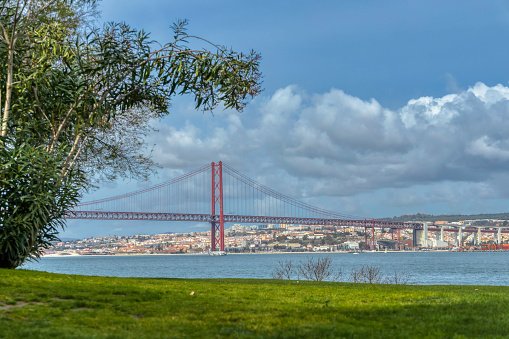 A view on Lisbon from Cacilhas